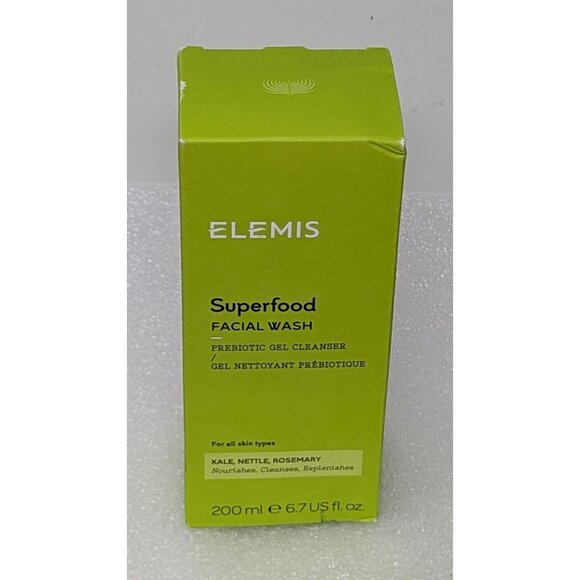 Elemis Superfood Facial Wash Prebiotic Gel Cleanser 6.7 Fl Oz - Picture 1 of 1